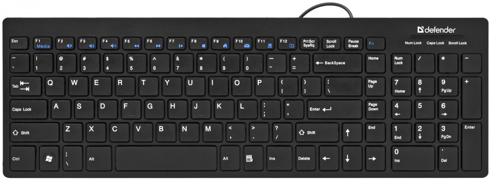Tastatura cu fir Defender Dominanta XM-500 photo 1 Tastatura cu fir Defender Dominanta XM-500 photo 1