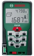 Telemetru cu laser Bosch PLR 50 + PLL 5  (06159940BM)