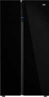 Frigider Side-by-Side Beko GN163140ZGBN, 580 l, 179 cm, E, Negru