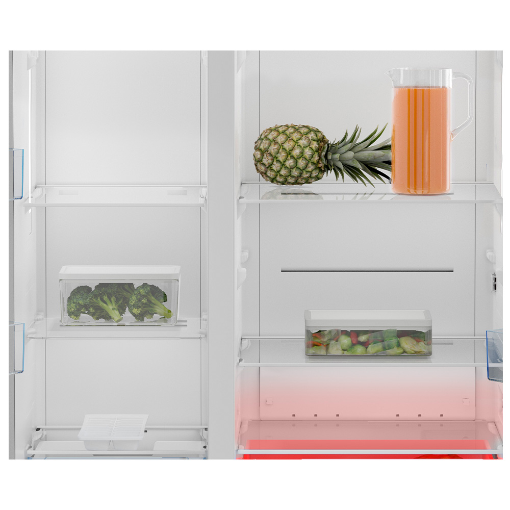 Холодильник Side-by-Side Beko GN163141XBN / 593 л / 179 см / E / Нержавеющая сталь photo 3