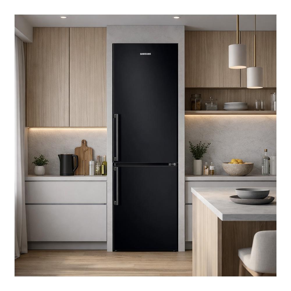 Холодильник двухдверный Samsung RB34C600EBN / 344 л / 185.3 см / E / Черный photo 7