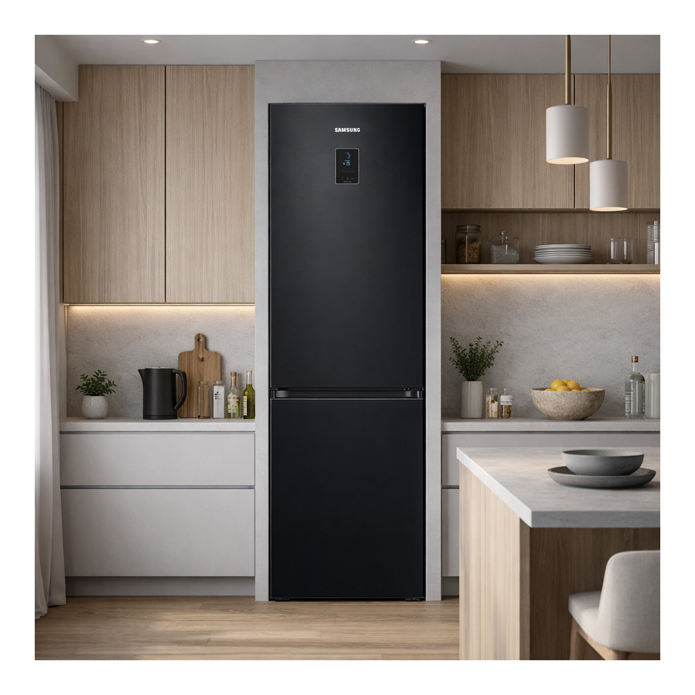 Frigider cu doua usi Samsung RB34C672DBN/EF / 344 l / 185.3 cm / D / Negru photo 7