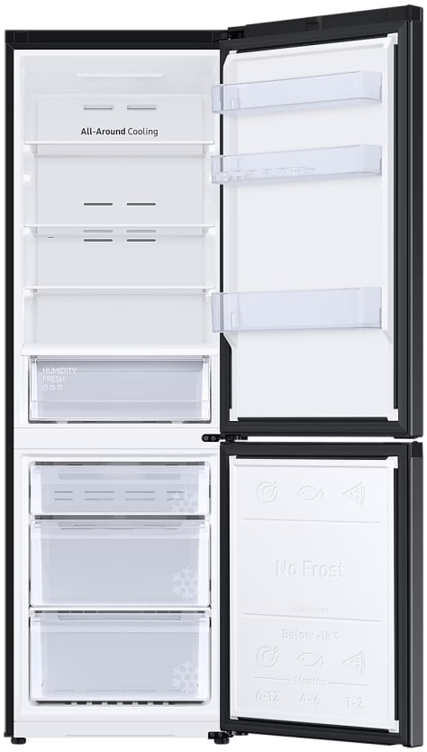 Холодильник двухдверный Samsung RB34T670FBN/UA / 340 л / 185.3 см / A+ / Черный photo 4