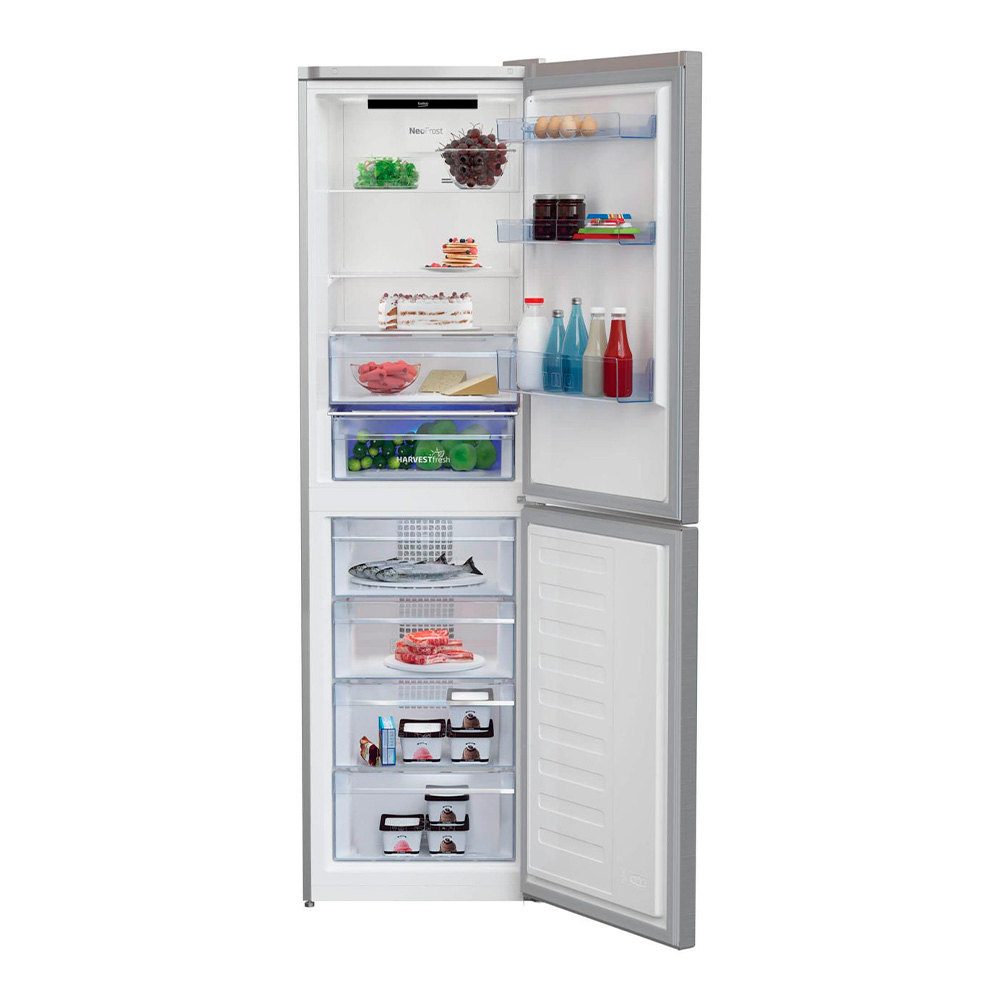 Холодильник двухдверный Beko RCNA386E40ZXBN / 358 л / 202.5 см / E / Серый photo 2