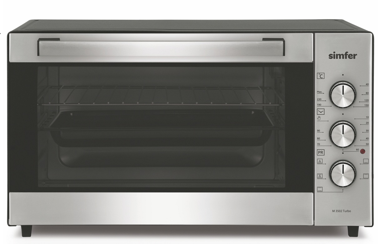 Cuptor electric Simfer S3502Turbo, 35 l, 1500 W, Gri photo 