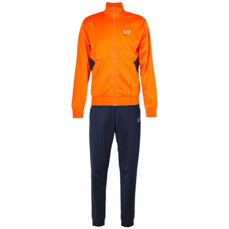 Trening pt Barbati EA7 EMPORIO ARMANI TRACKSUIT S Oranj-albastru photo 3