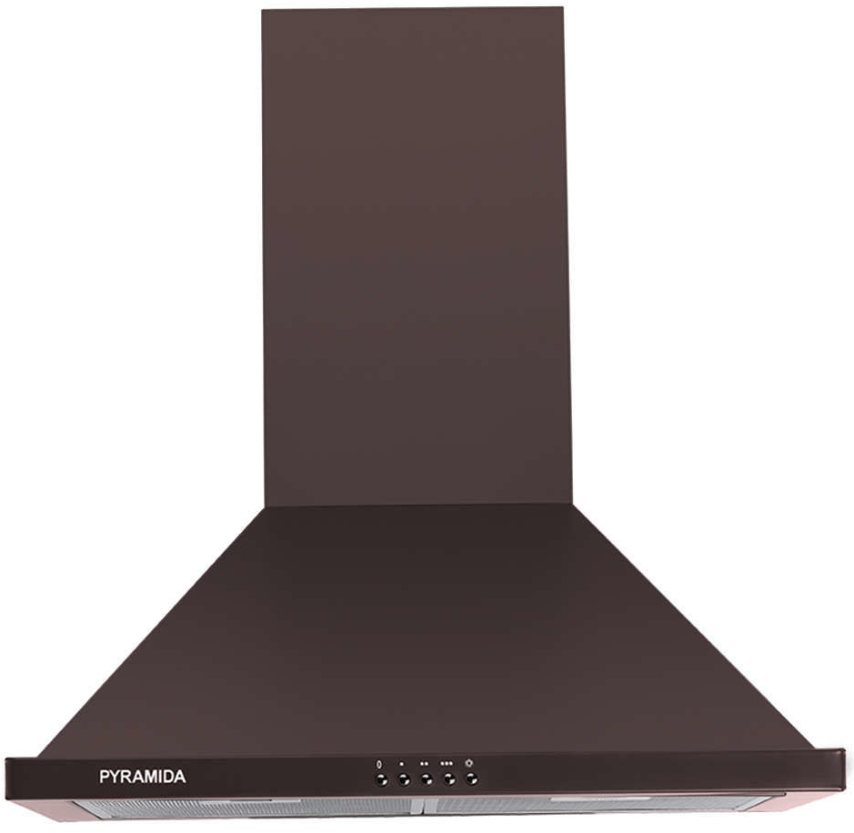 Вытяжка Pyramida KH 60 BR / Купольная / До 24 кв.м / Коричневый photo 1