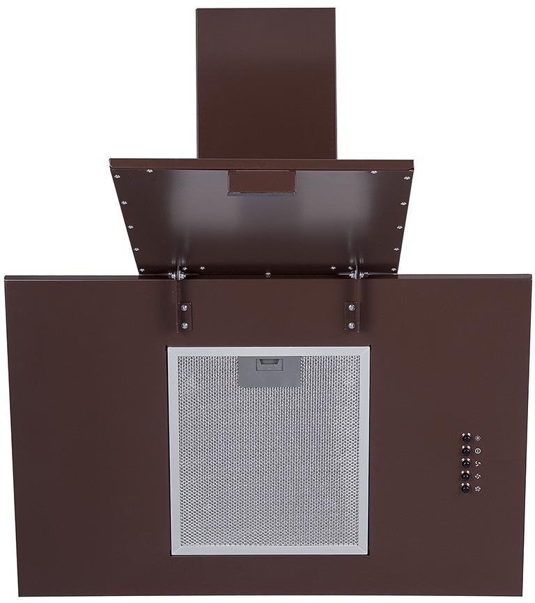 Вытяжка Pyramida KZ60BR / Наклонная / До 9 кв.м / Коричневый photo 4