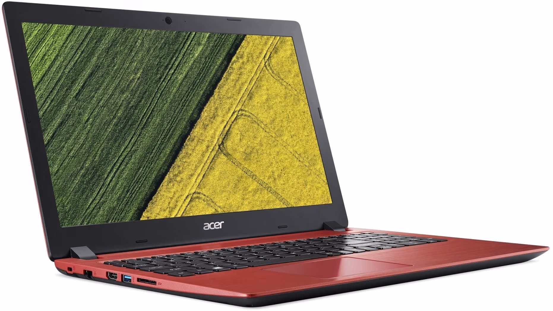 Ноутбук Acer Aspire A315-31(NX.GR5EU.009) Oxidant Red, Pentium, 4 ГБ ГБ, Linux, Чёрный с красным