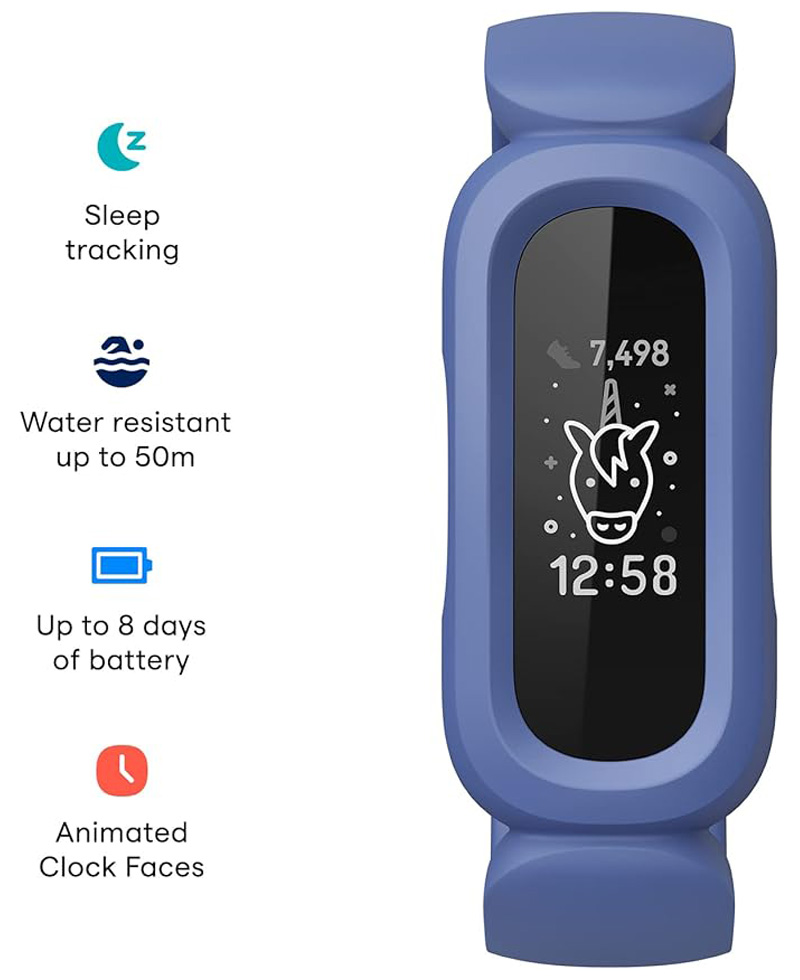 Фитнес-браслет Fitbit Ace 3 Синий / 0.96 дюйм  photo 5