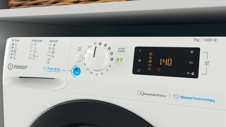 Стиральная машина Indesit BWSE71295XWBV 7 кг / 1200 об/мин / B / Белый photo 7