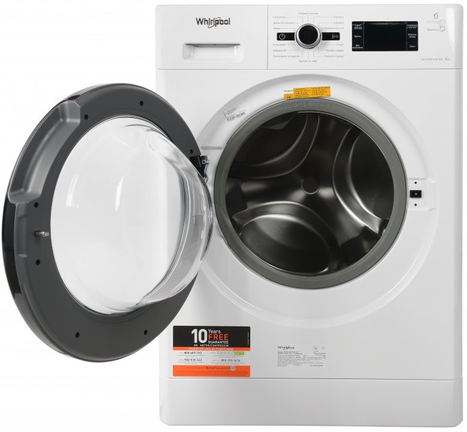 Стиральная машина Whirlpool FWSG61083WBV 6 кг / 1000 об/мин / A+++ / Белый photo 2