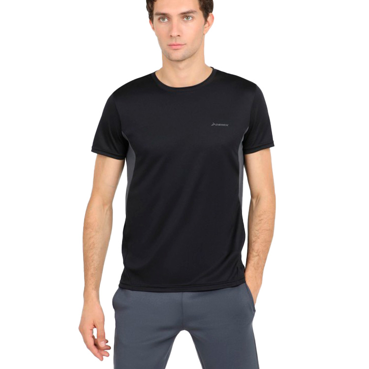 Футболка мужская Demix Train Tee M 46 Черный/Белый photo 2
