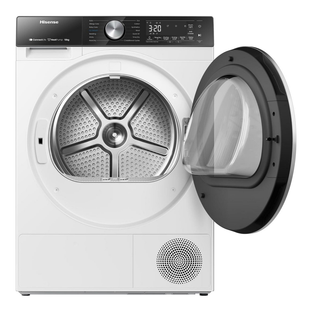 Masina de uscat rufe Hisense DH5S102BW / 10 kg / A+++ / Alb photo 2