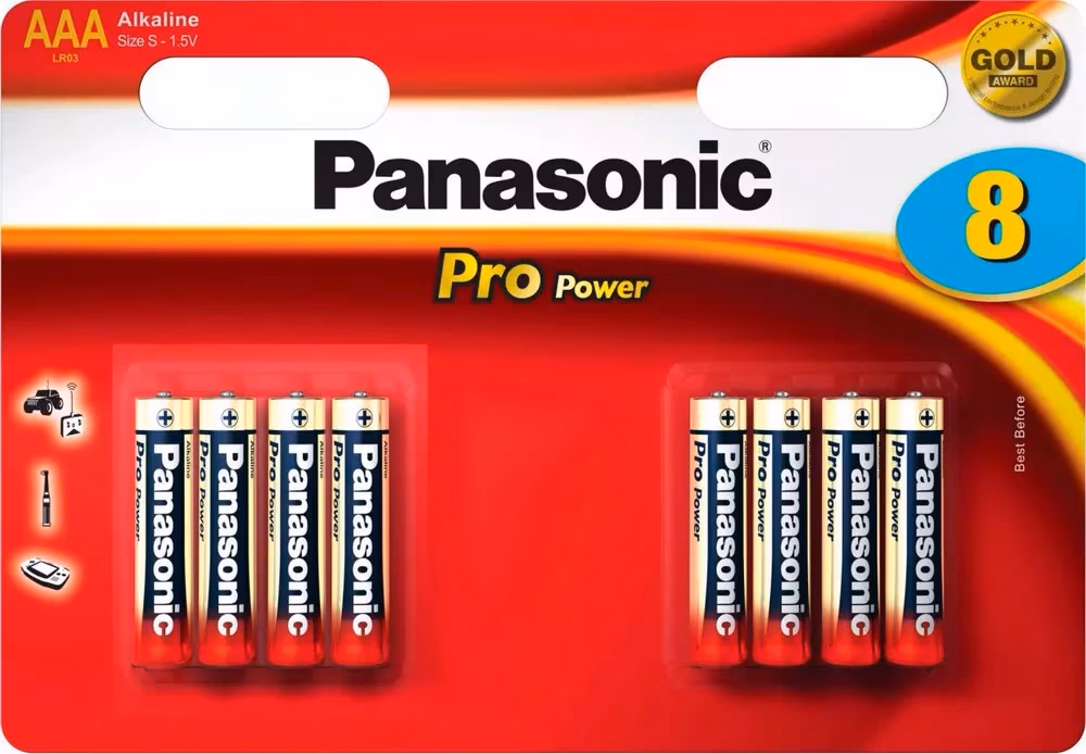 Baterie Panasonic LR03XEG8BW 