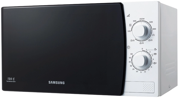 Cuptor cu microunde solo Samsung ME81KRW1, 23 l, 800 W, Alb