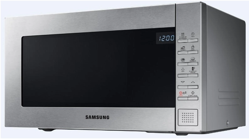 Микроволновая печь соло Samsung ME88SUT/BW, 23 л, 800 Вт, Серебристый