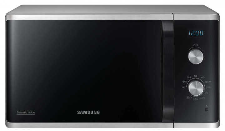 Микроволновая печь с грилем Samsung MG23K3614AS/BW, 23 л, 800 Вт, 1100 Вт, Серебристый