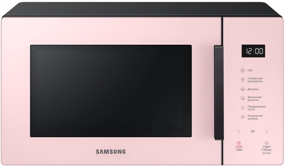 Микроволновая печь Samsung MS23T5018APBW 1150 Вт / 23 л / Розовый photo 1