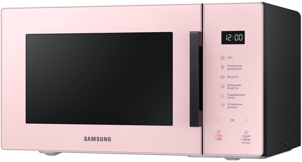 Микроволновая печь Samsung MS23T5018APBW 1150 Вт / 23 л / Розовый photo 5