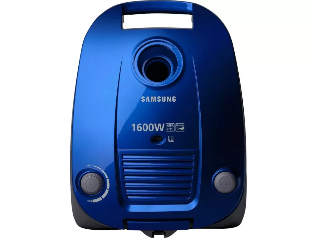 Пылесос с мешком Samsung VCC4140V3A/SBW, 1600 Вт, 83 дБ, синий/голубой