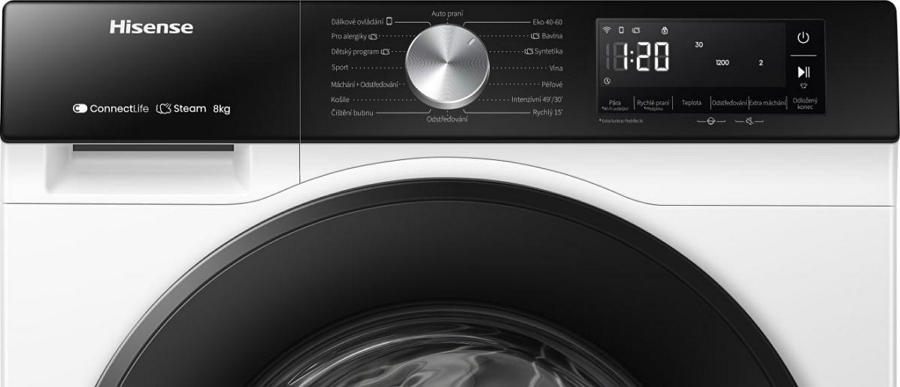 Masina de spalat Hisense WF3S8043BW 8 kg / 1400 rot/min / A / Alb photo 5