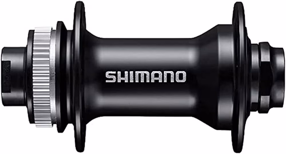 Butuc fata SHIMANO HB-MT400, 32H, OLD 100MM, AX E-THRU 15MM 
