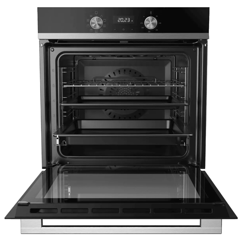 Встраиваемый духовой шкаф Haier HOQ-K2ANN3BX / 72 л. / A / Черный, нержавеющая сталь photo 4