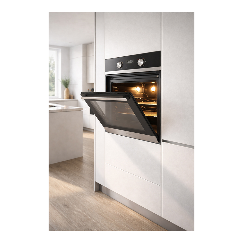 Встраиваемый духовой шкаф Haier HOQ-K2ANN3BX / 72 л. / A / Черный, нержавеющая сталь photo 7
