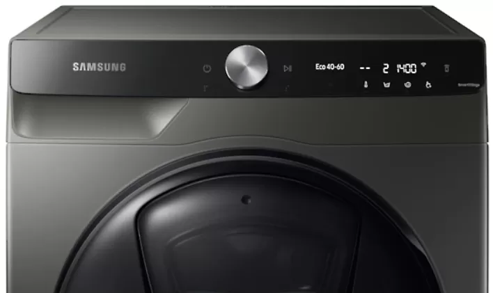 Cтирально-сушильная машина Samsung WD90T754DBX/S7, 9 кг, 1400 об/мин, B, Нержавеющая сталь