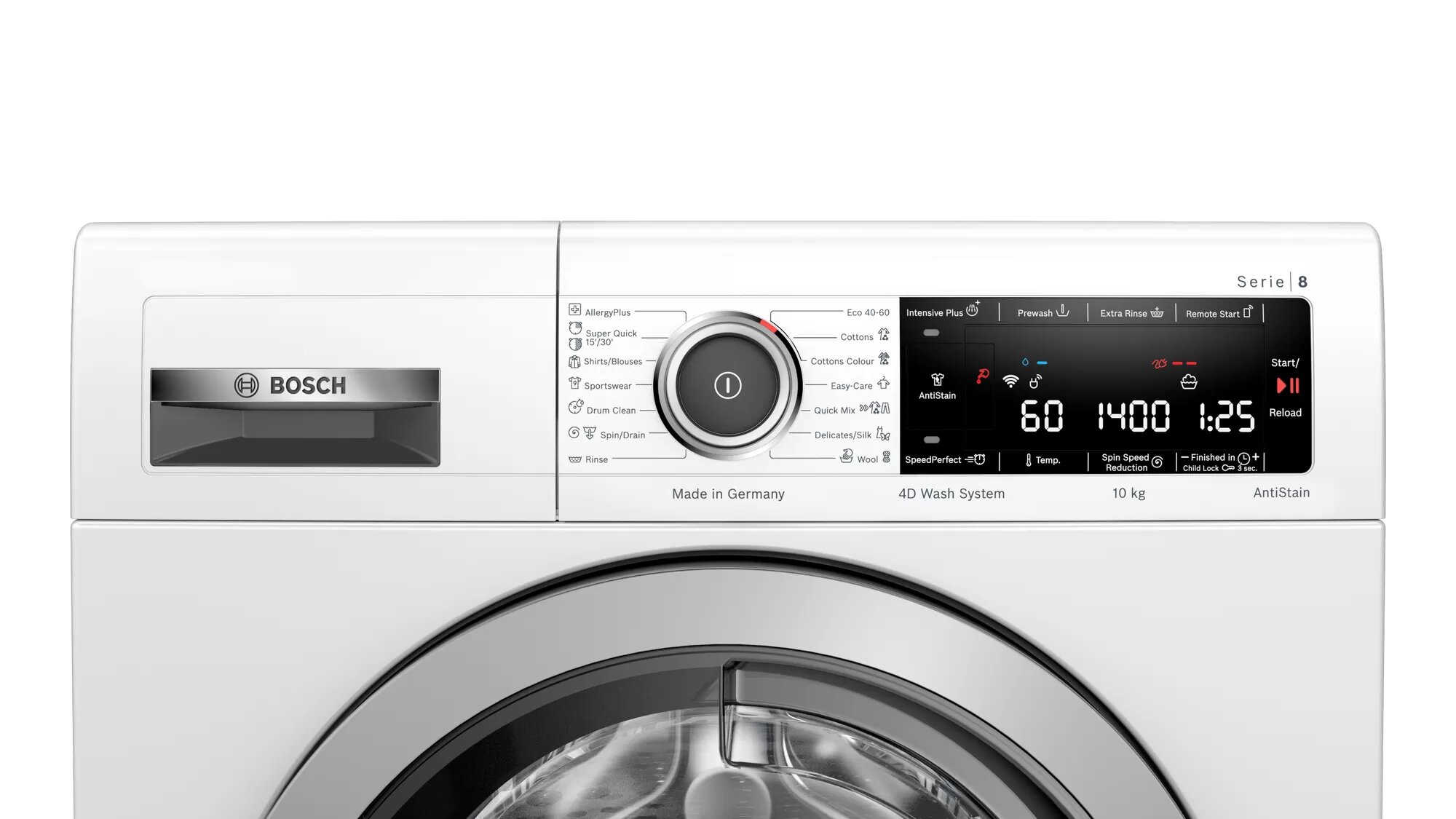 Стиральная машина Bosch WAX28MH0BY 10 кг / 1400 об/мин / A+++ / Белый photo 6
