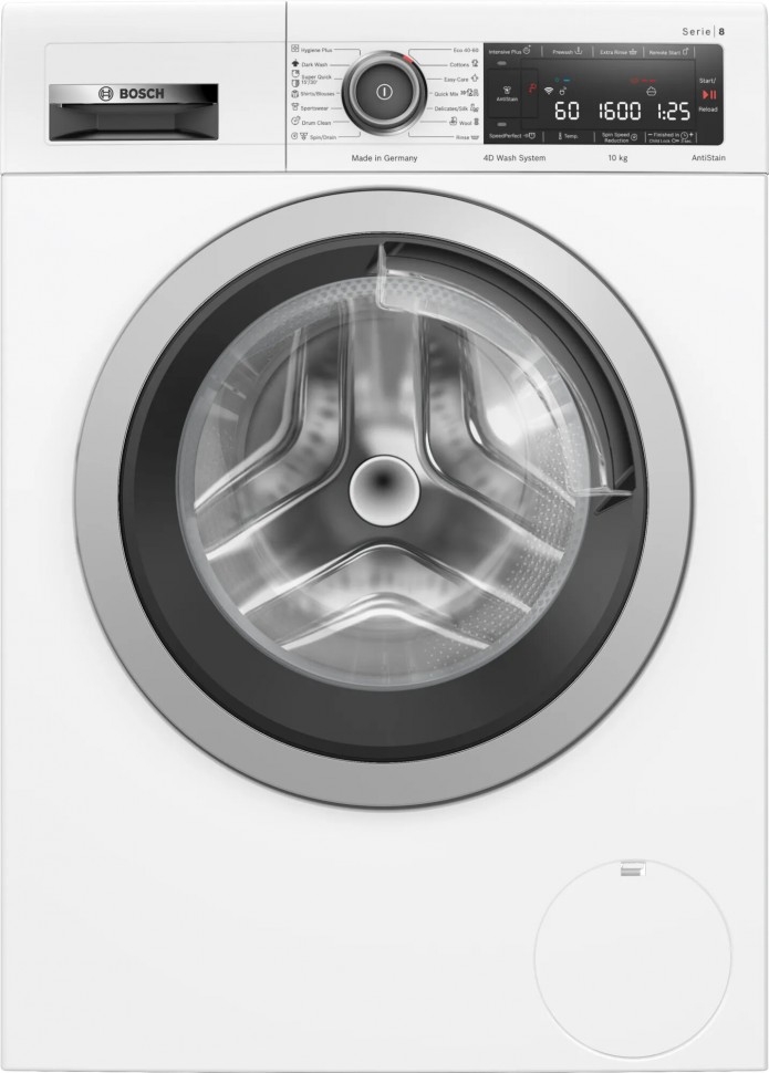 Стиральная машина Bosch WAX32MH1BY 10 кг / 1600 об/мин / A / Белый photo 1