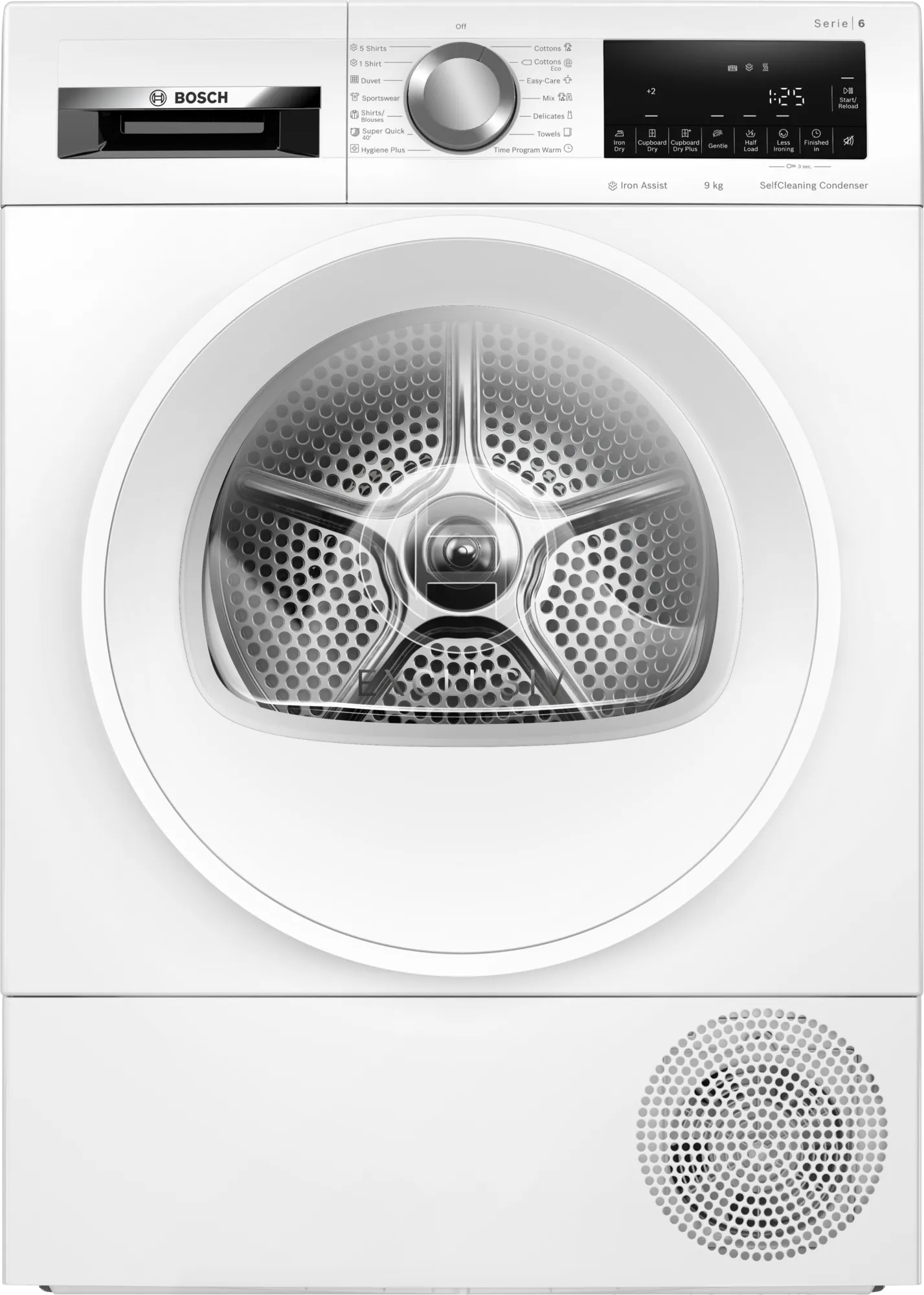 Сушильная машина Bosch WQG14590BY / 9 кг / A++ / Белый photo 2