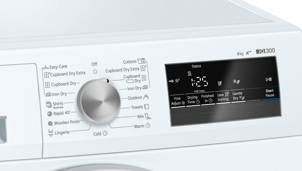 Сушильная машина Siemens WT45H200BY / 8 кг / / Белый photo 2