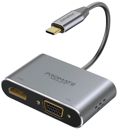 USB Hub Promate HUBMEDIAHUBC2 photo 1 USB Hub Promate HUBMEDIAHUBC2 photo 1