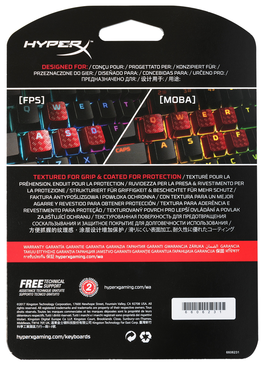 Butoane p/u tastiere mecanice HyperX FPS & MOBA Gaming Keycaps HXS-KBKC2  photo 5