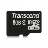 Card de mem-e MicroSDHC Transcend MicroSDHC 8GB Class4