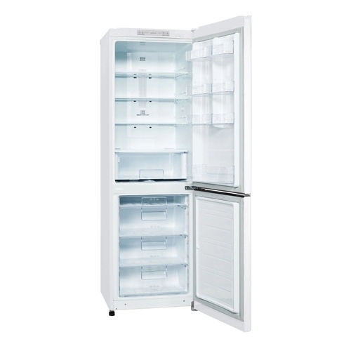 Холодильник с нижней морозильной камерой LG GAB409SVCA, 322 л, 191 см, A, Белый