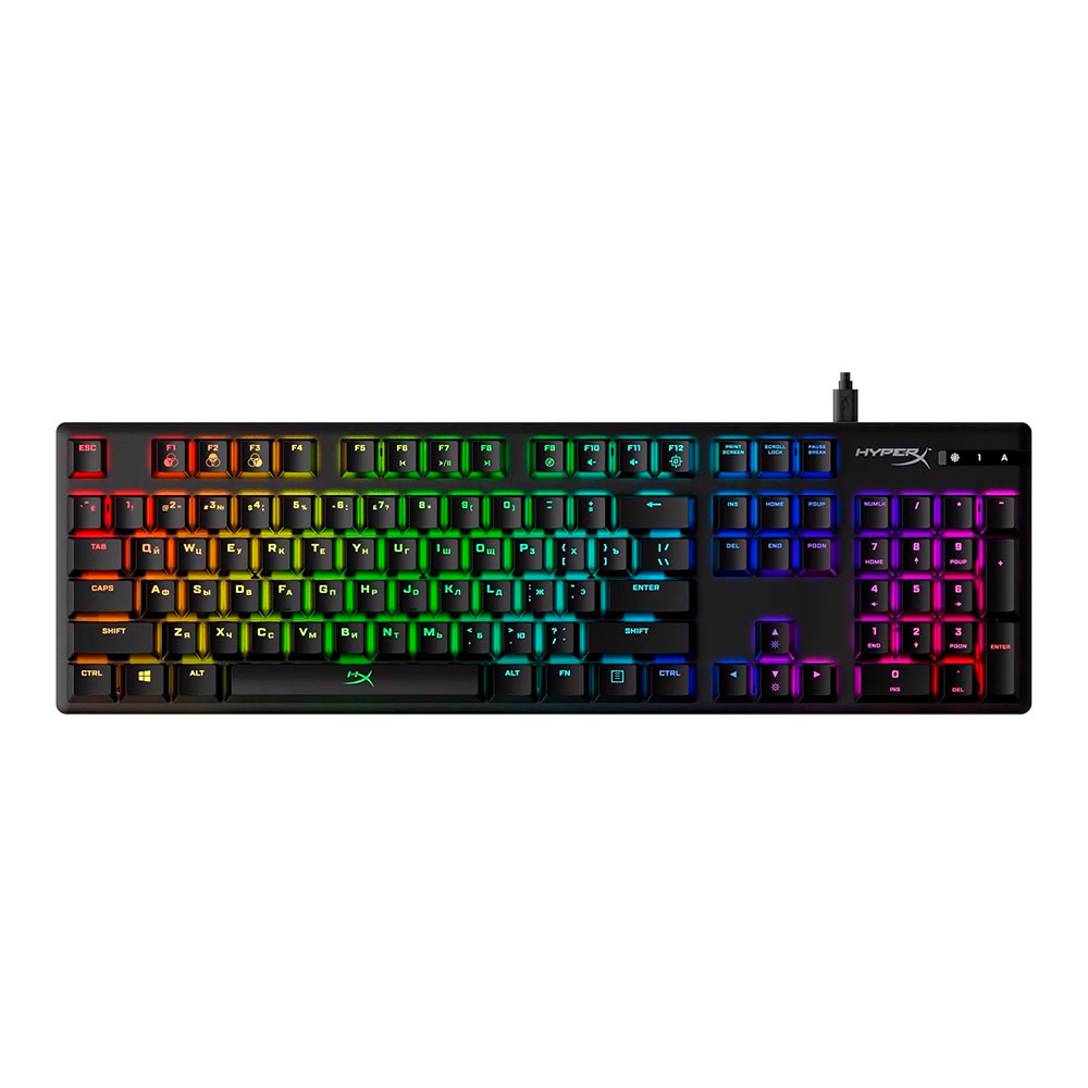 Tastatura cu fir HyperX Alloy Origins RGB (4P4F6AXACB) photo 1 Tastatura cu fir HyperX Alloy Origins RGB (4P4F6AXACB) photo 1