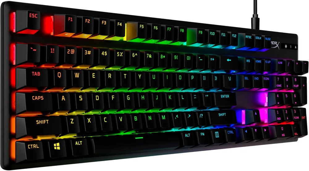 Tastatura cu fir HyperX Alloy Origins PBT, 639N5AA#ACB / Mecanica photo 2