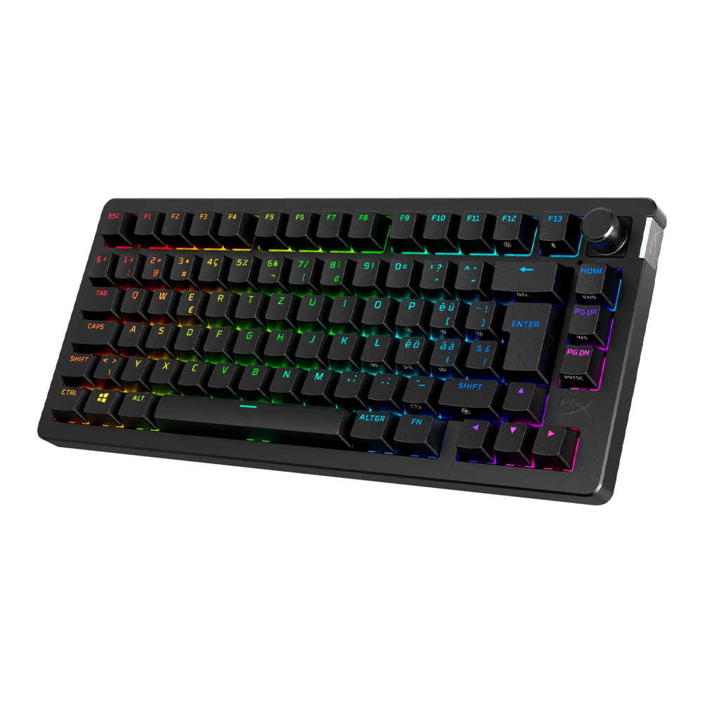 Tastatura fara fir HYPERX Alloy Rise 75 RGB Wireless, 91Y91AA / Mecanica photo 4