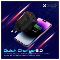 Зарядное устройство для телефона Promate AISPOWERPORT25ACB thumbnav 3