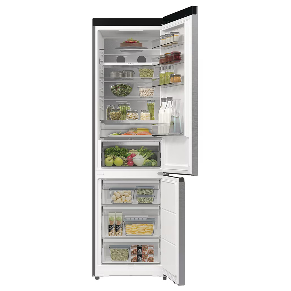 Frigider cu doua usi Hisense RB5P410SACC / 413 l / 203 cm / C / Gri photo 2