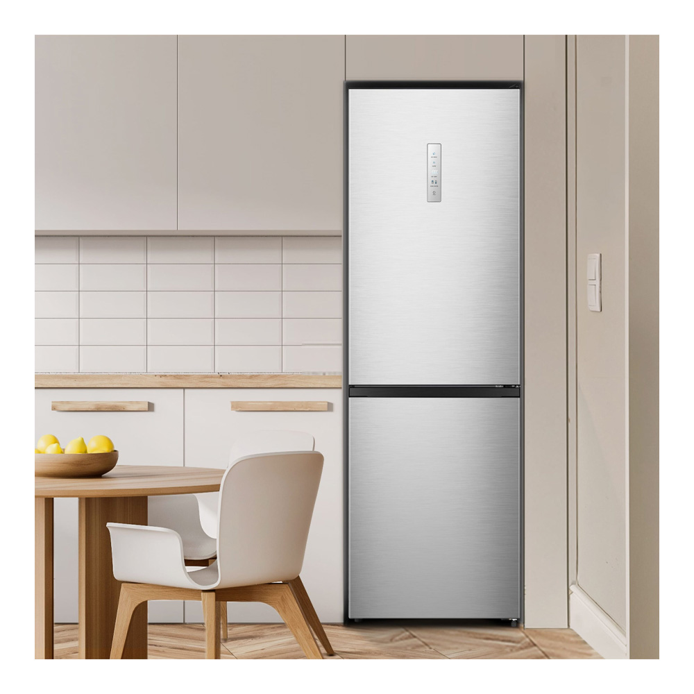 Frigider cu doua usi Hisense RB440N4ACD / 336 l / 200 cm / D / Gri photo 7