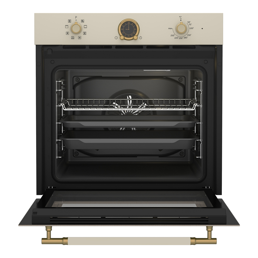 Встраиваемый духовой шкаф Beko RBIM19200CD / 72 л. / A / Бежевый photo 2