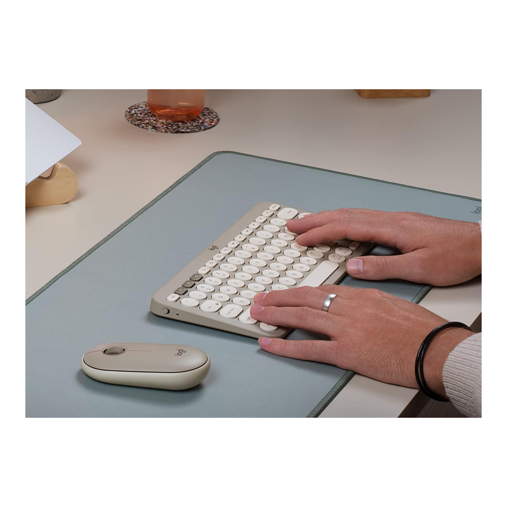 Tastatura fara fir Logitech K380 Sand / Membrana photo 6