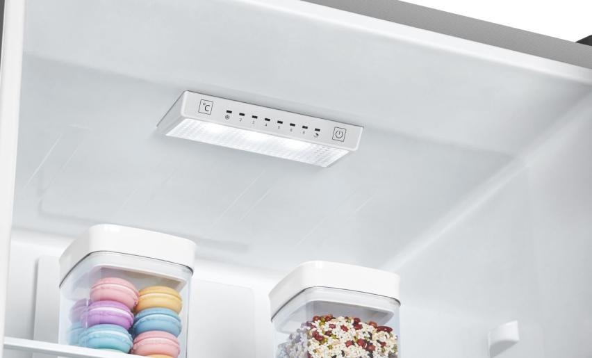Frigider cu doua usi Hisense RB435N4BCE / 336 l / 200.4 cm / E / Gri photo 4