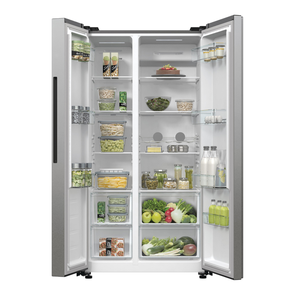 Frigider Side-by-Side Hisense RS711N4ACE / 547 l / 178.6 cm / G / Gri photo 2