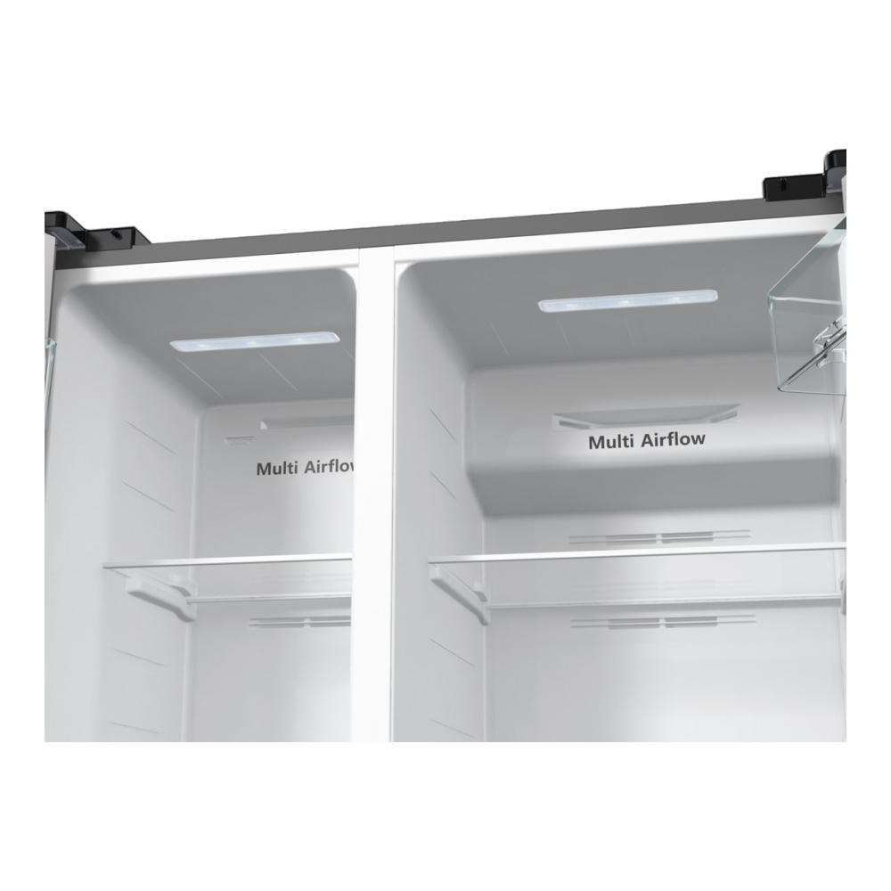 Frigider Side-by-Side Hisense RS711N4ACE / 547 l / 178.6 cm / G / Gri photo 7