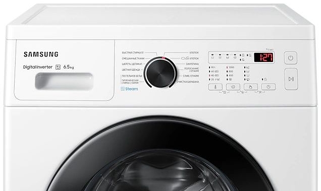 Стиральная машина Samsung WW65A4S00CE 6.5 кг / 1000 об/мин / A+++ / Белый photo 2